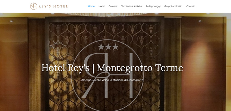 Realizzazione sito multilingue Hotel Rey's | Montegrotto Terme